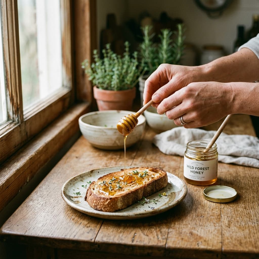 Raw Forest Honey — illustration